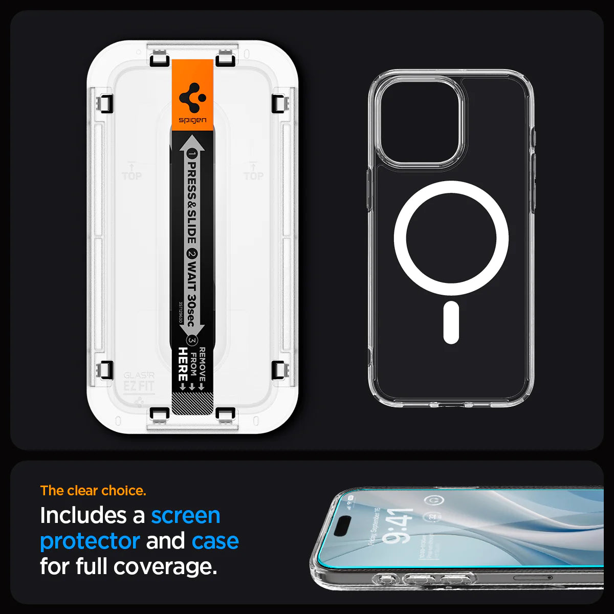 Funda Spigen Ultra Hybrid MagFit Pack para iPhone 15 Pro Max
