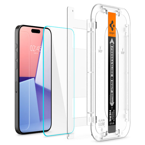 Protector de pantalla Spigen GLAS.tR Sensor Protection para iPhone 15 Pro Max