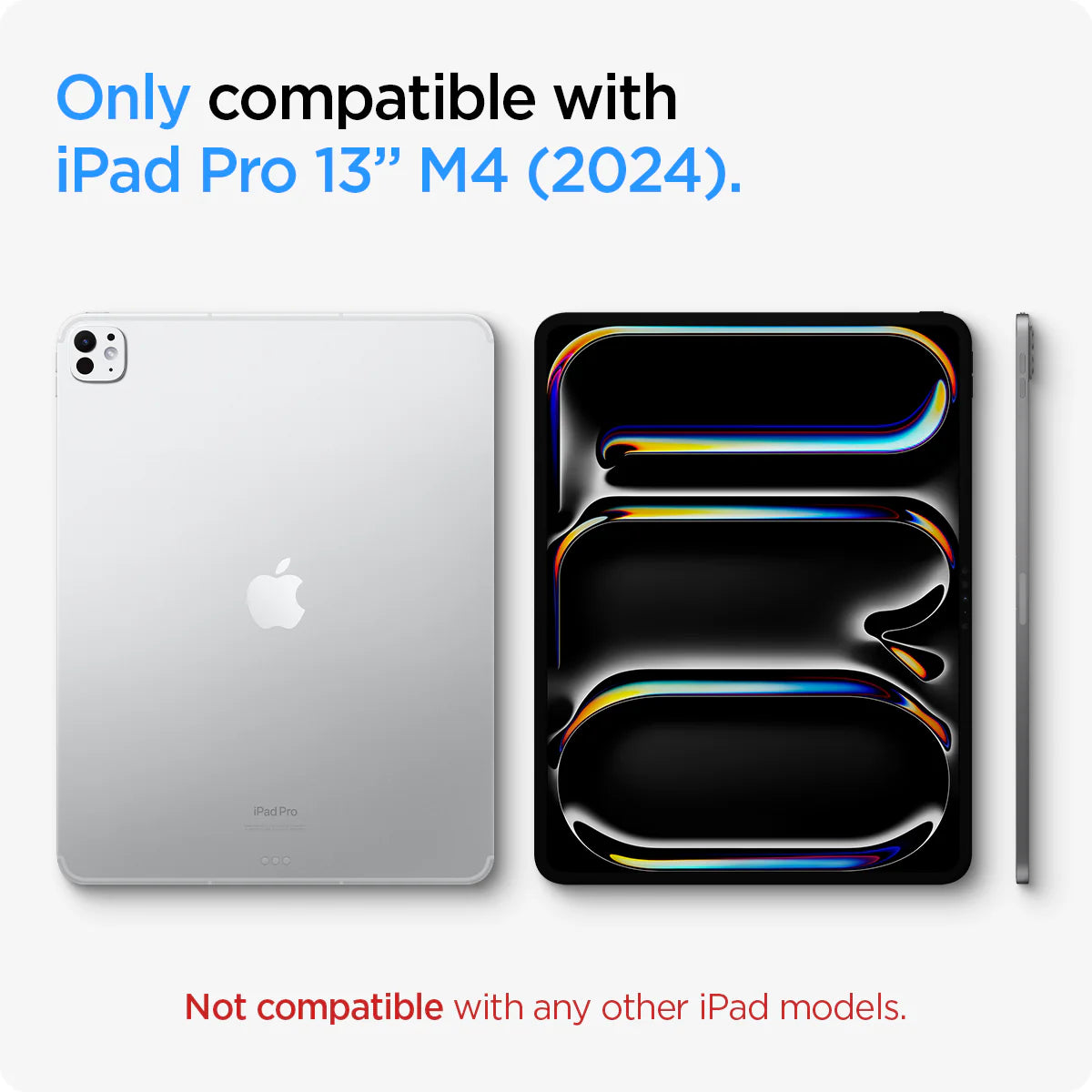 Protector de pantalla Spigen EZ FIT GLAS.tR para iPad Pro 13” 2024