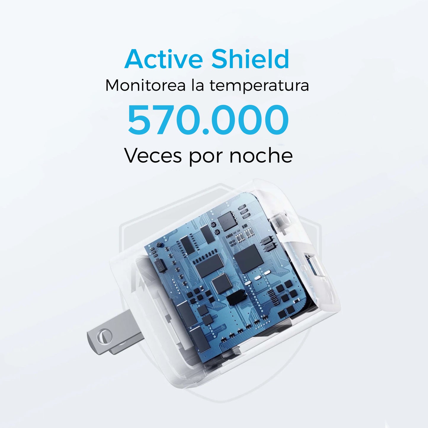 Cargador de pared Anker 2 Puertos 32W (20W USB-C / 12W USB-A)