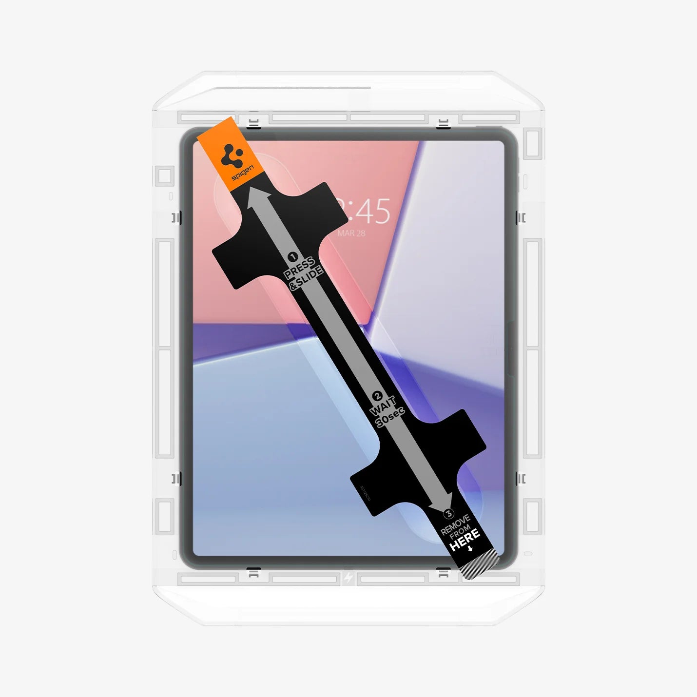 Protector de pantalla Spigen EZ FIT GLAS.tR para Air 13” 2024