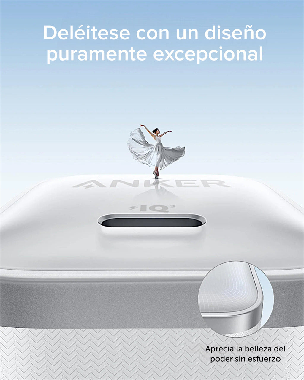 Cargador de pared Anker Nano USB-C 45W + Cable USB-C a USB-C 1.8M