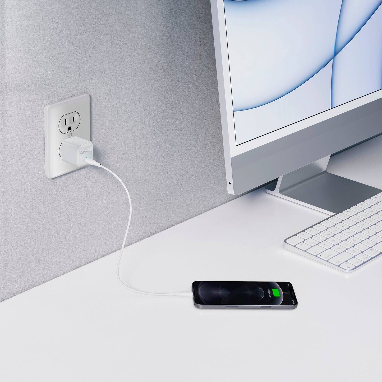 Cargador de pared Anker Nano USB-C 20W PD