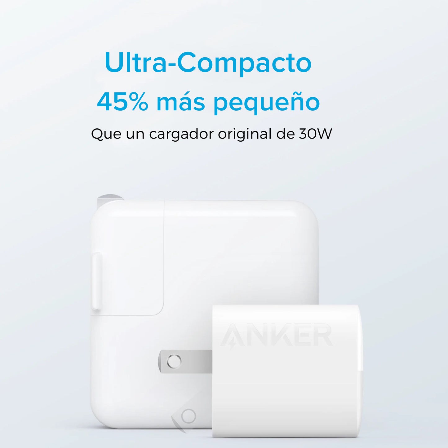 Cargador de pared Anker 2 Puertos 32W (20W USB-C / 12W USB-A)