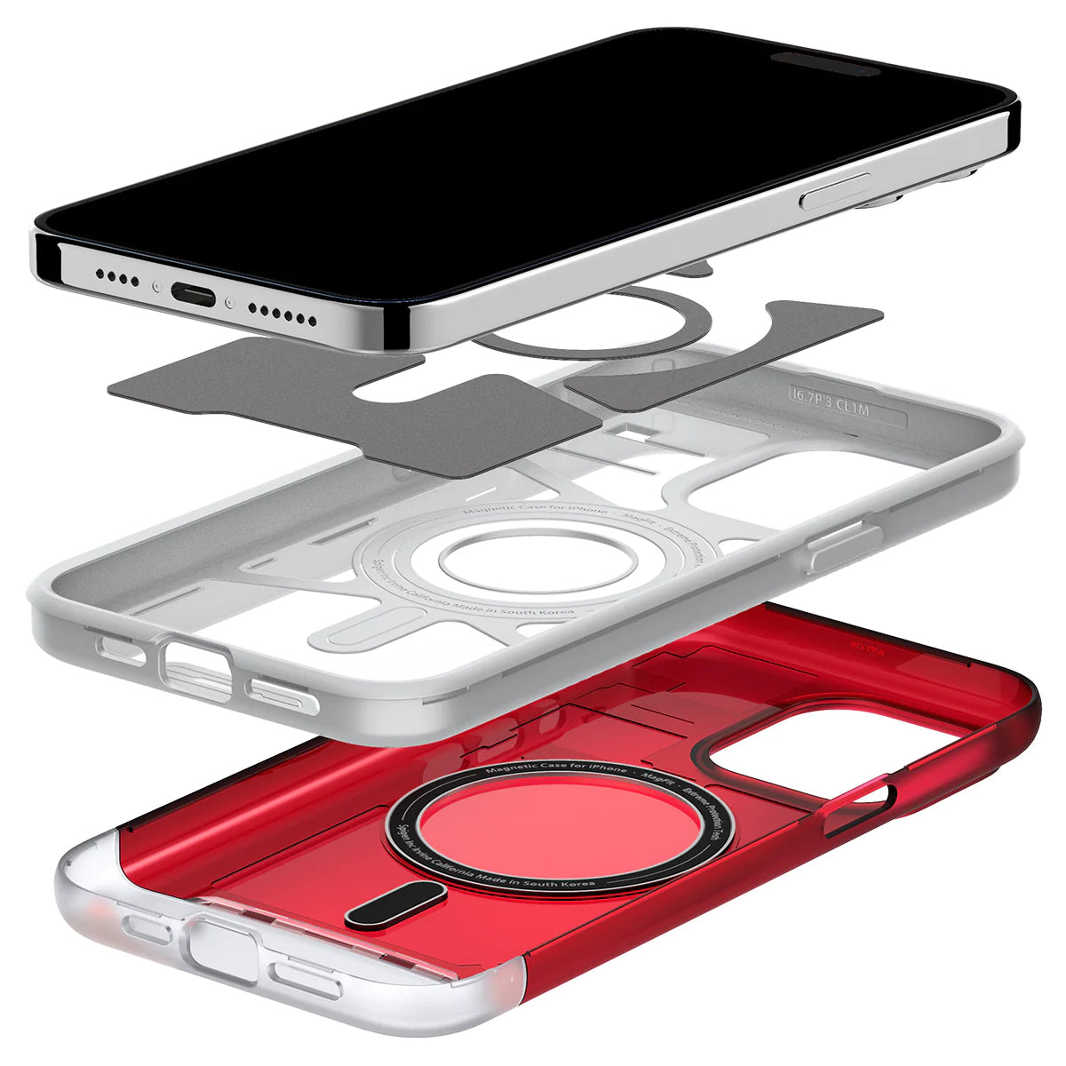 Funda Spigen Classic C1 (MagFit) para iPhone 15 Pro Max