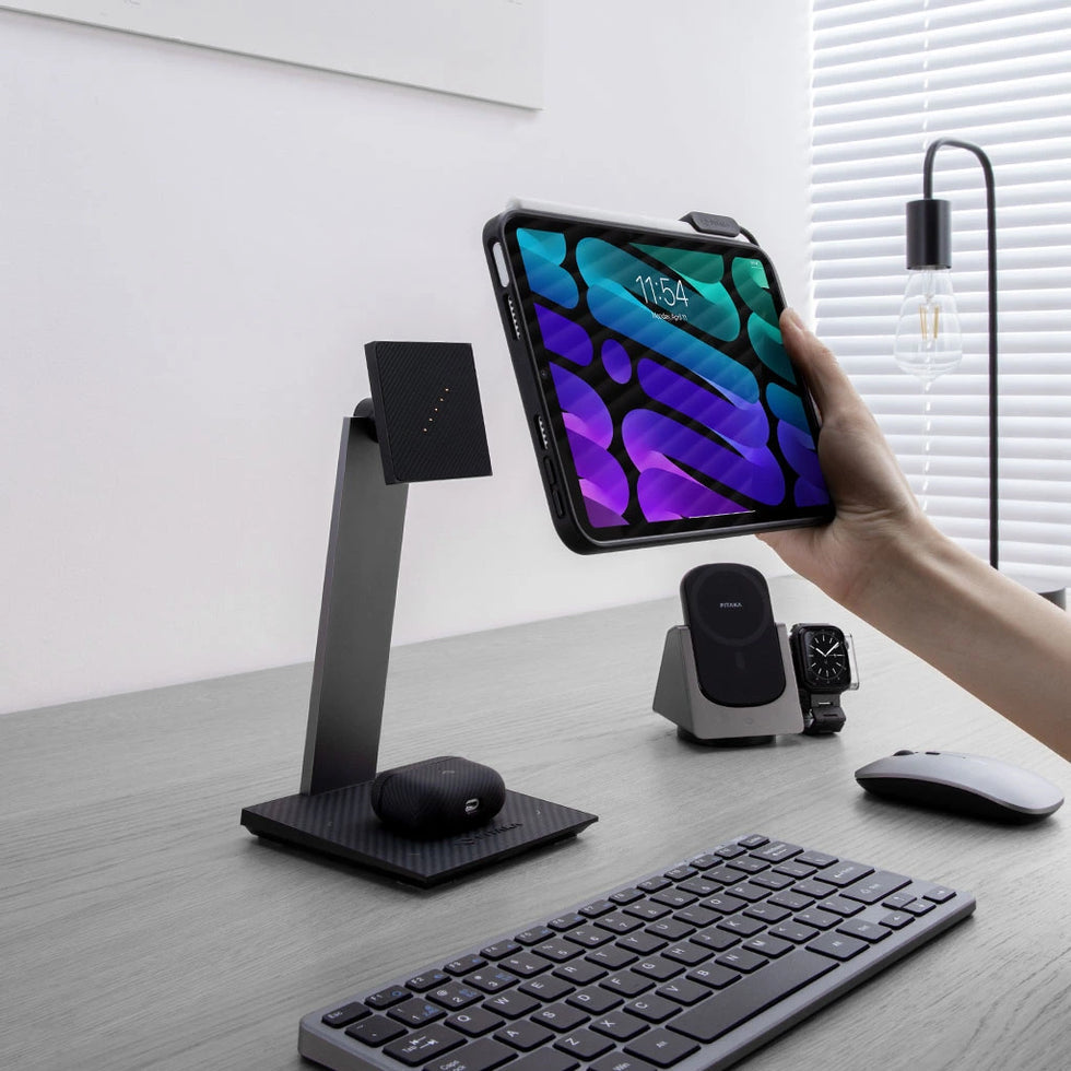 Soporte de carga Pitaka MagEz para iPad