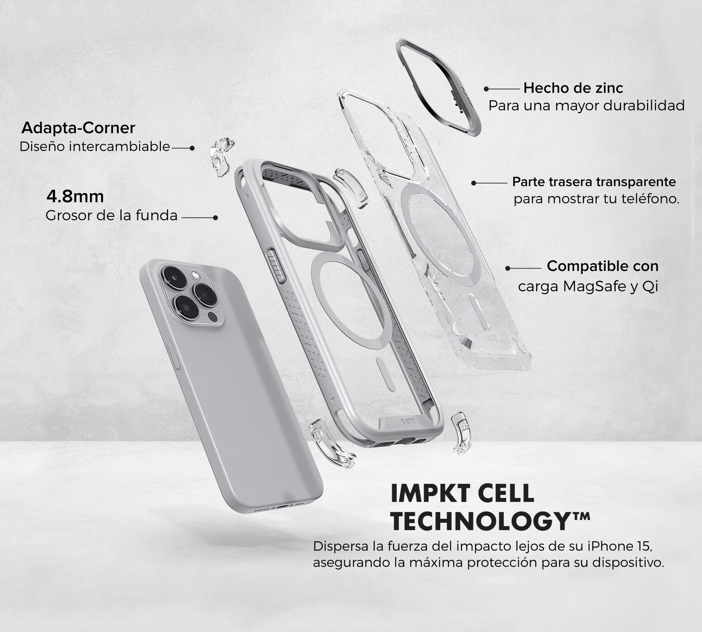 Funda Laut Crystal Matter para iPhone 15 Pro Max