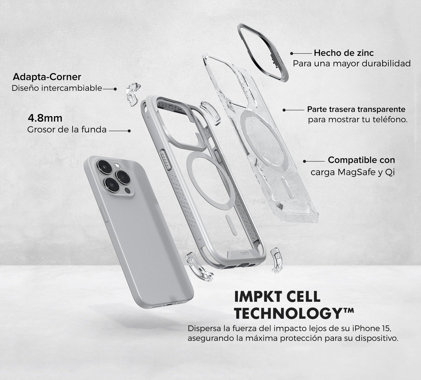 Funda Laut Crystal Matter 4 para iPhone 15 Pro
