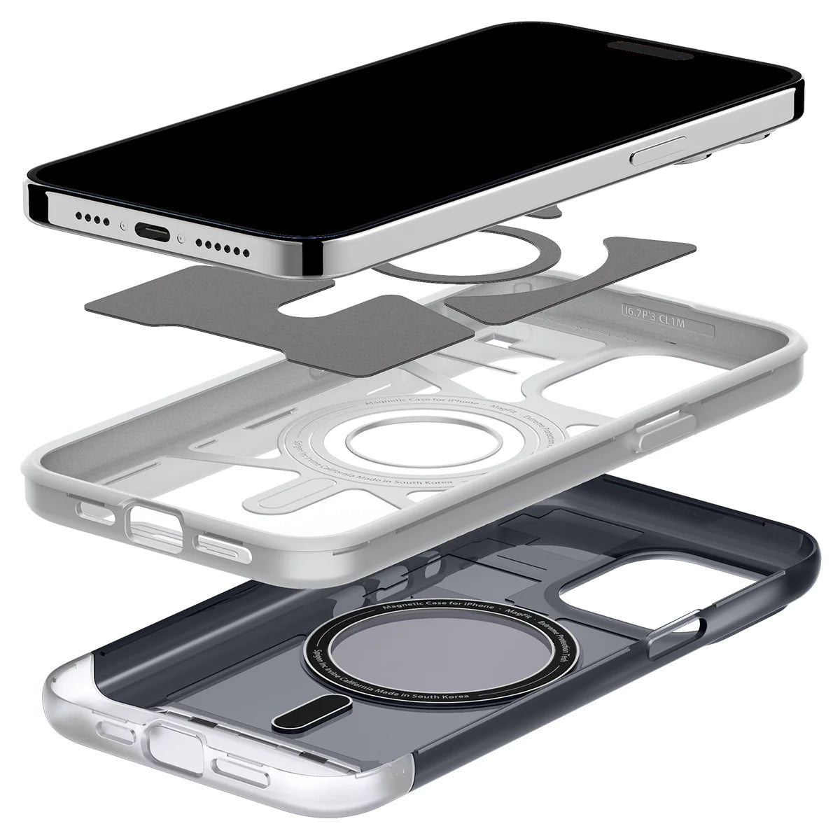 Funda Spigen Classic C1 (MagFit) para iPhone 15 Pro Max