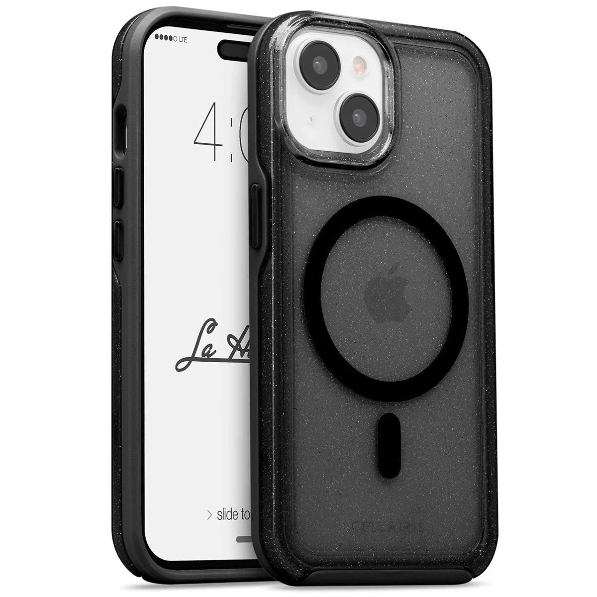 Funda Cellairis La Hornet Glitter MagSafe para iPhone 15/14/ 13