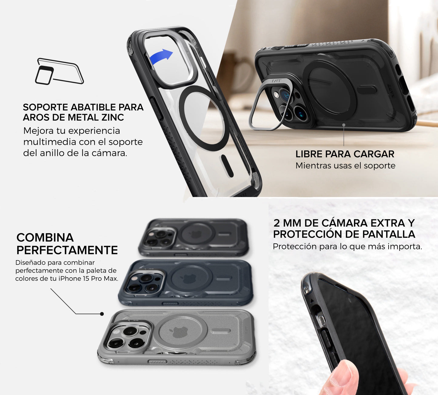 Funda Laut Crystal Matter para iPhone 15 Pro Max