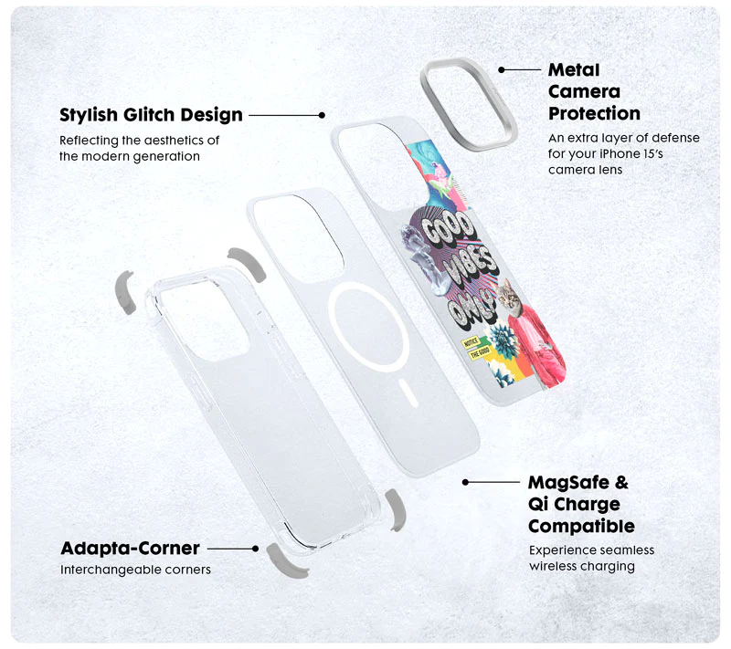 Funda Laut Pop Glitch para iPhone 15 Pro Max