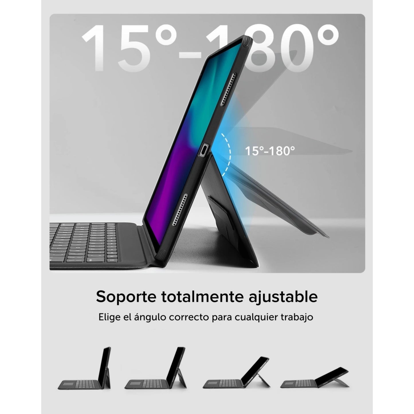 Funda teclado ESR para iPad Air 13” 2024