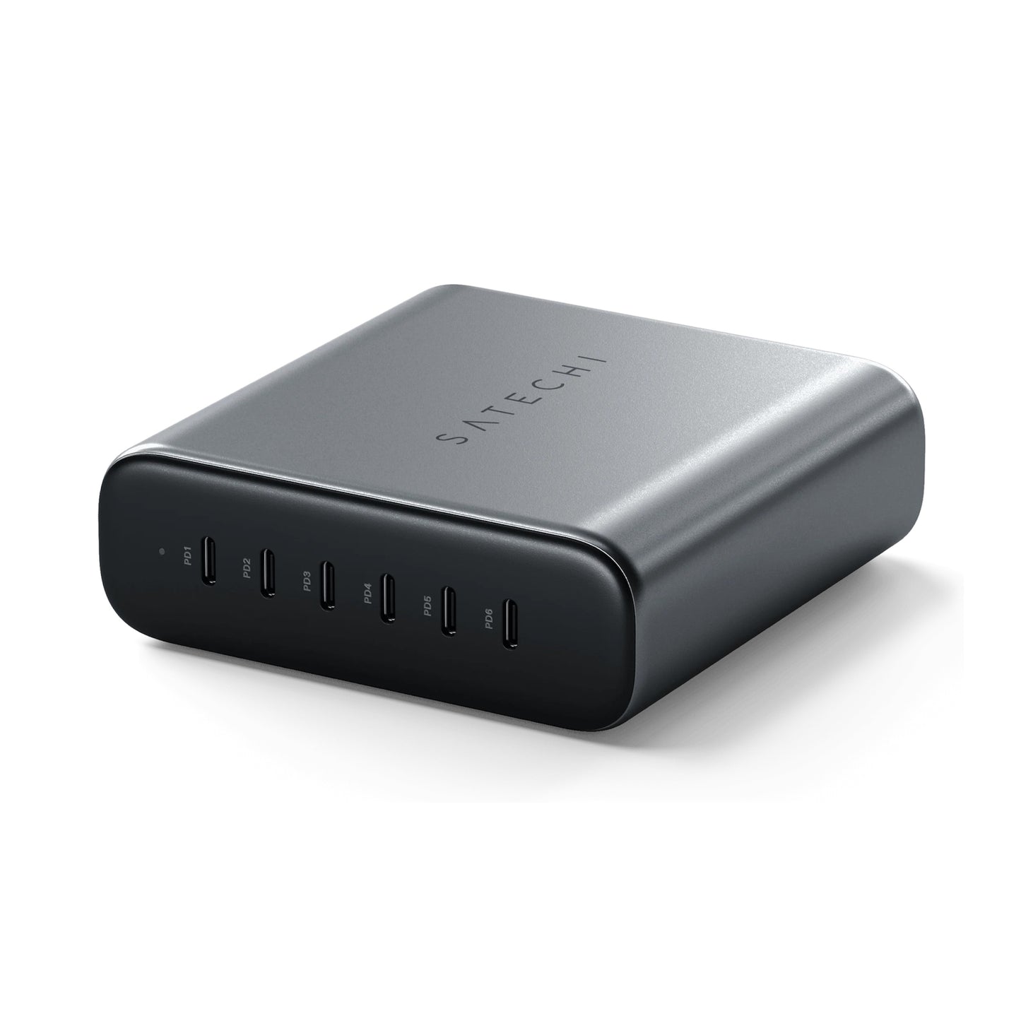 Cargador Satechi GaN de 6 puertos USB-C de 200W