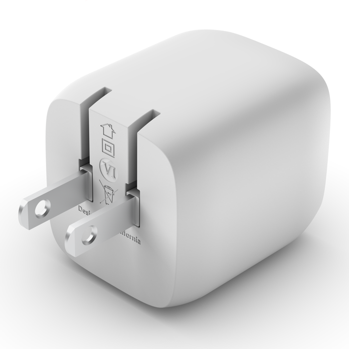 Cargador de pared Belkin Dual USB-C de 45W
