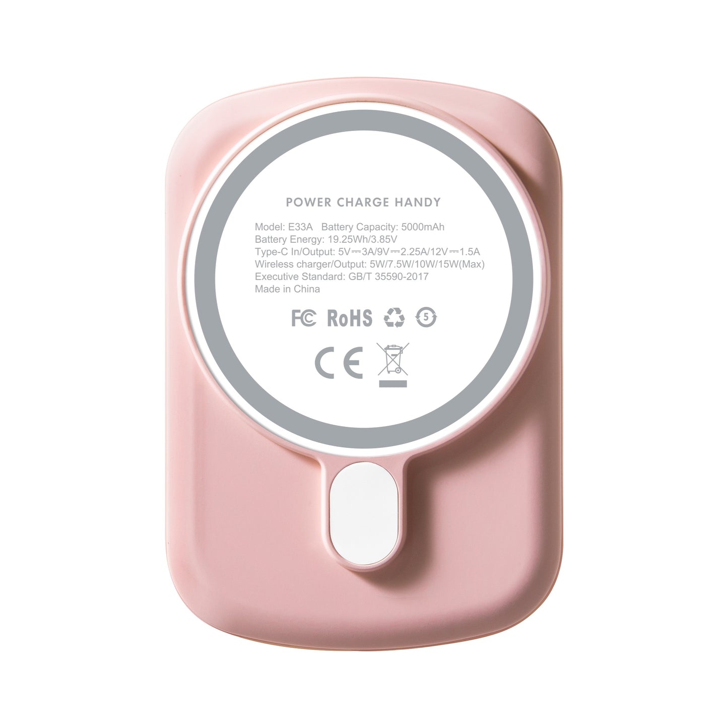 Batería Externa Laut POWER CHARGE HANDY Inalámbrica Magnética de 5000 mAh