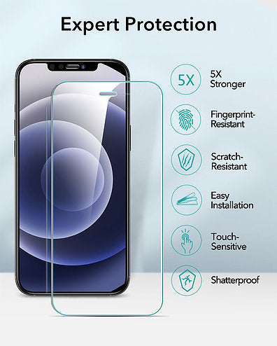Protector de Pantalla ESR For iPhone 12 Mini con marco Aplicador