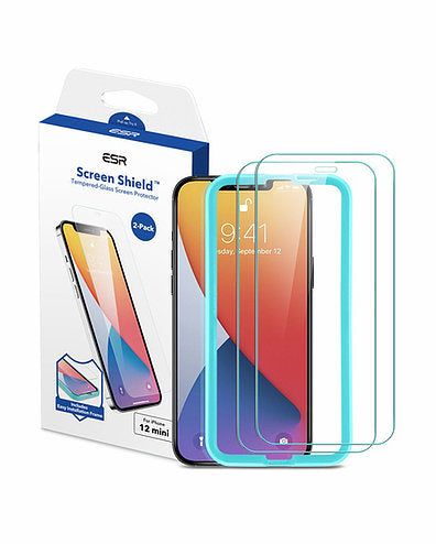 Protector de Pantalla ESR For iPhone 12 Mini con marco Aplicador