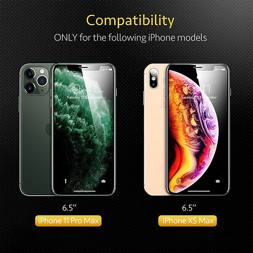 Protector de Pantalla ESR Completo For iPhone 11 Pro Max/XS Max Con marco Aplicador