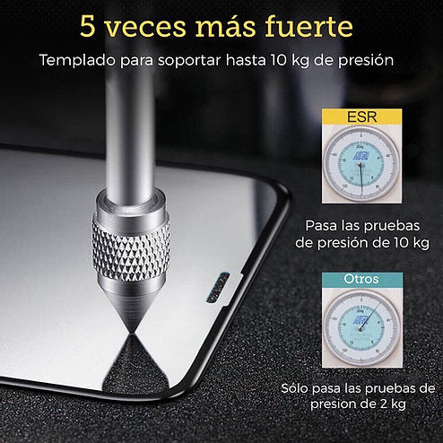 Protector de Pantalla ESR Completo For iPhone 11 Pro/XS/X Con marco Aplicador