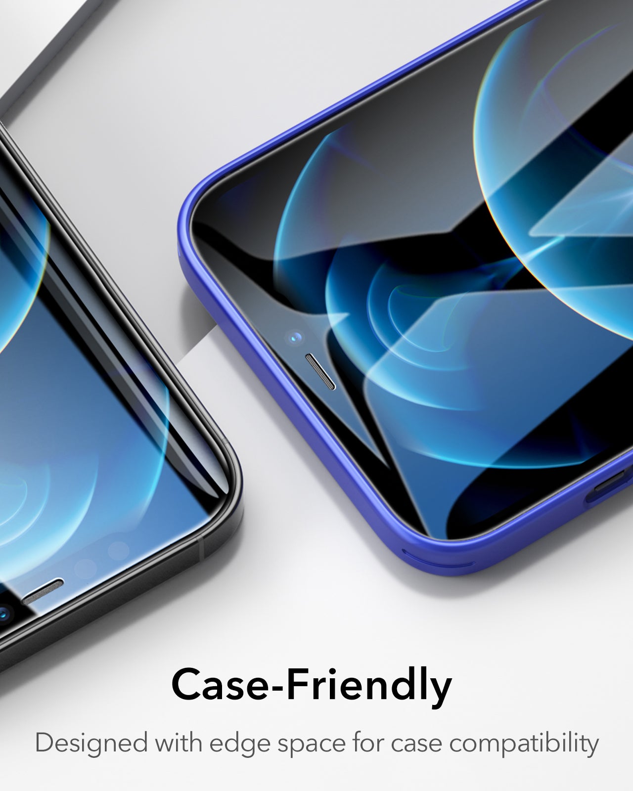 Protector de Pantalla ESR For iPhone 12 Pro Max Con marco Aplicador