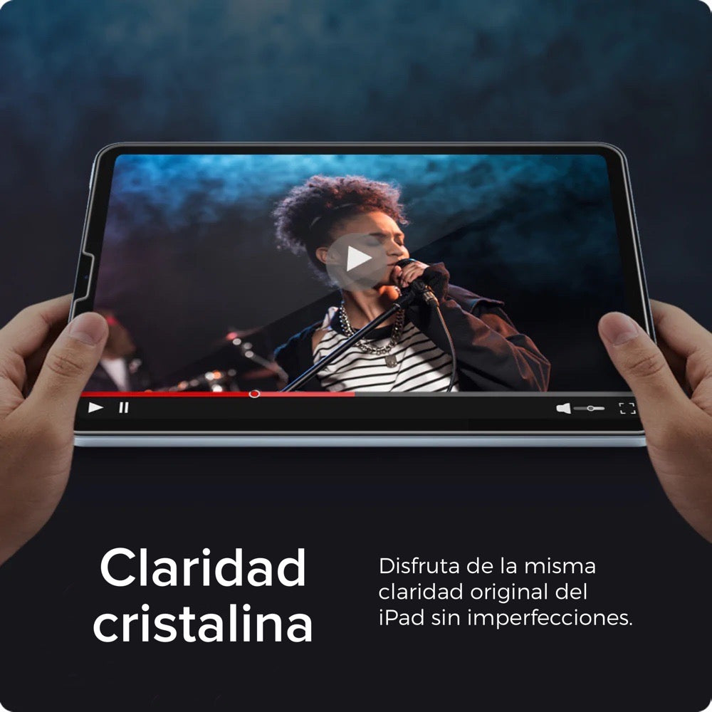 Protector de pantalla Spigen EZ FIT GLAS.tR para iPad Pro 11”/ Air 5th/ Air 4th Generación
