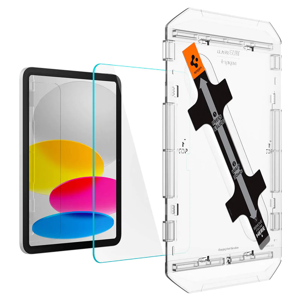 Protector de pantalla Spigen EZ FIT GLAS.tR para iPad 10ª Generación 10.9" 2022
