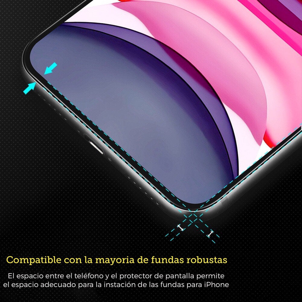 Protector de Pantalla ESR For iPhone 11/XR Con marco Aplicador