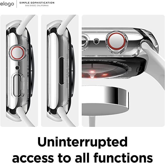 Case Elago Shield Clear para Apple Watch Series 7/ 8/ 9 45MM