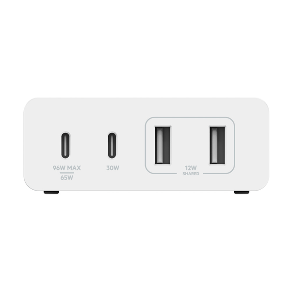 Cargador belkin GaN de 108 W con 4 puertos