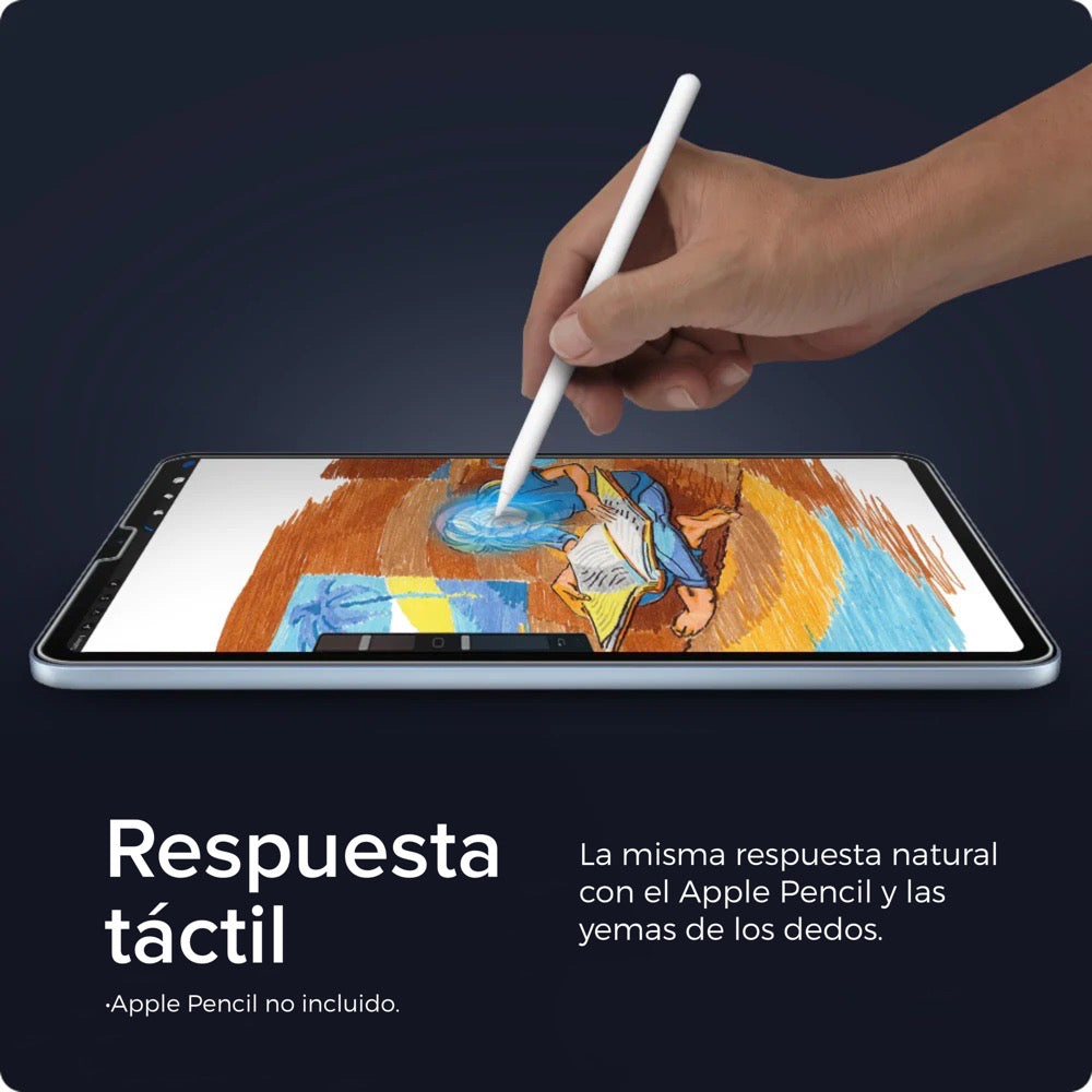 Protector de pantalla Spigen EZ FIT GLAS.tR para iPad Pro 11”/ Air 5th/ Air 4th Generación