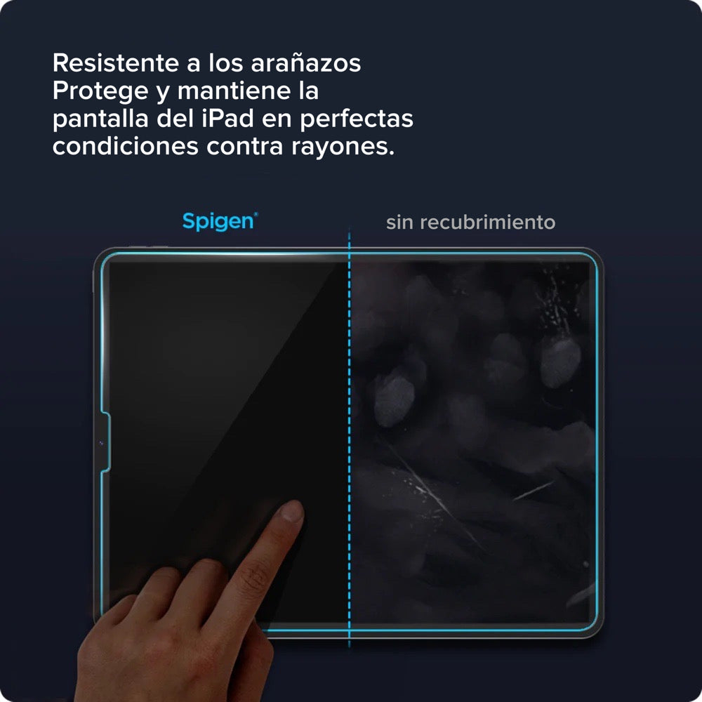 Protector de pantalla Spigen EZ FIT GLAS.tR para iPad Pro 12.9”