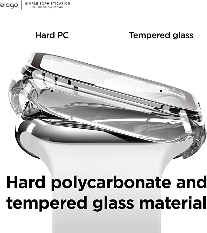 Case Elago Shield Clear para Apple Watch Series 7/ 8/ 9 41MM