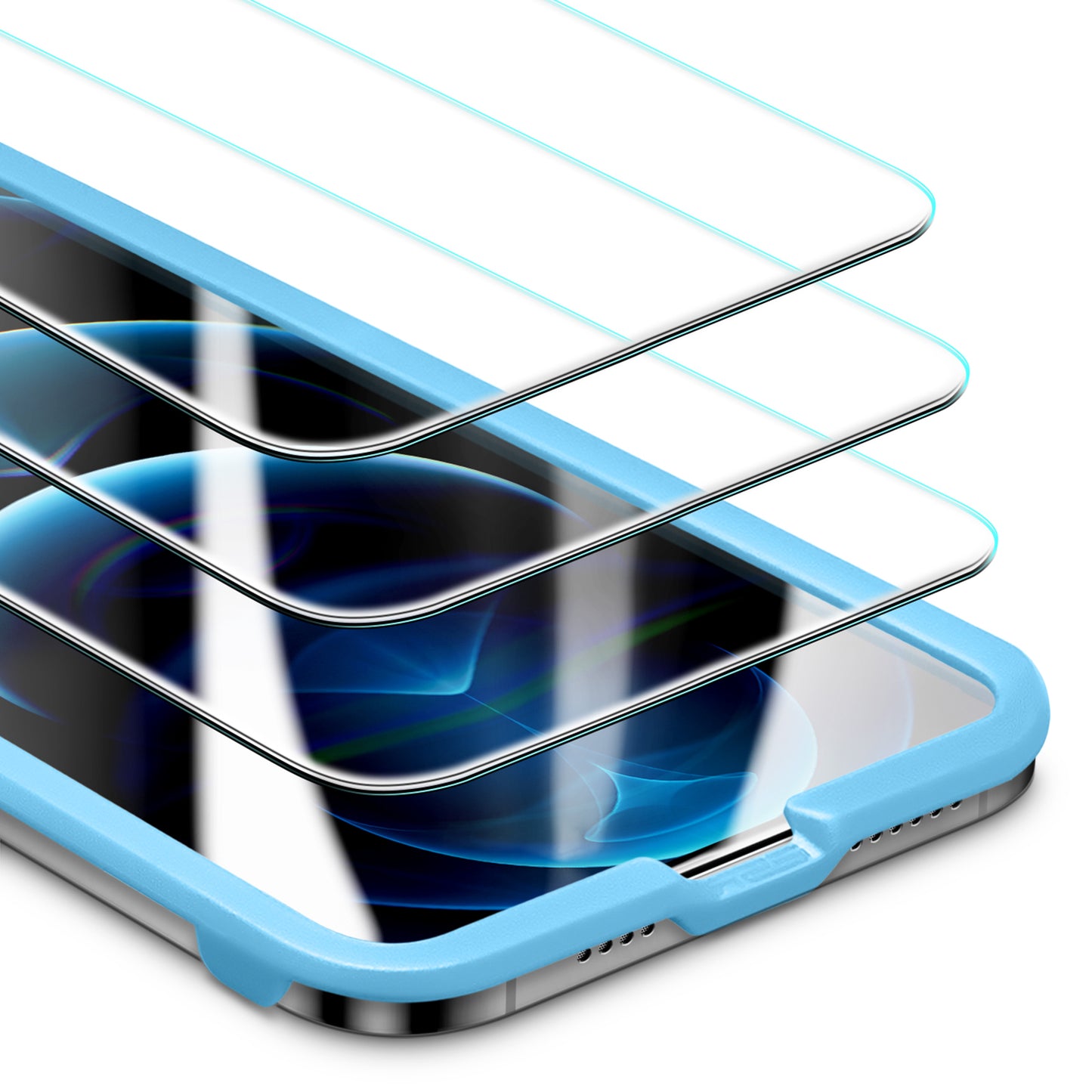 Protector de Pantalla ESR For iPhone 12 Pro Max Con marco Aplicador