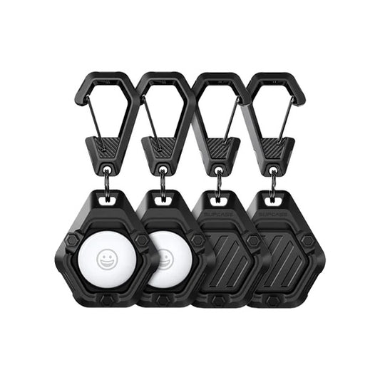 Funda Llavero SupCase Unicorn Beetle PRO Rugged Keychain para AirTag 4 Unidades