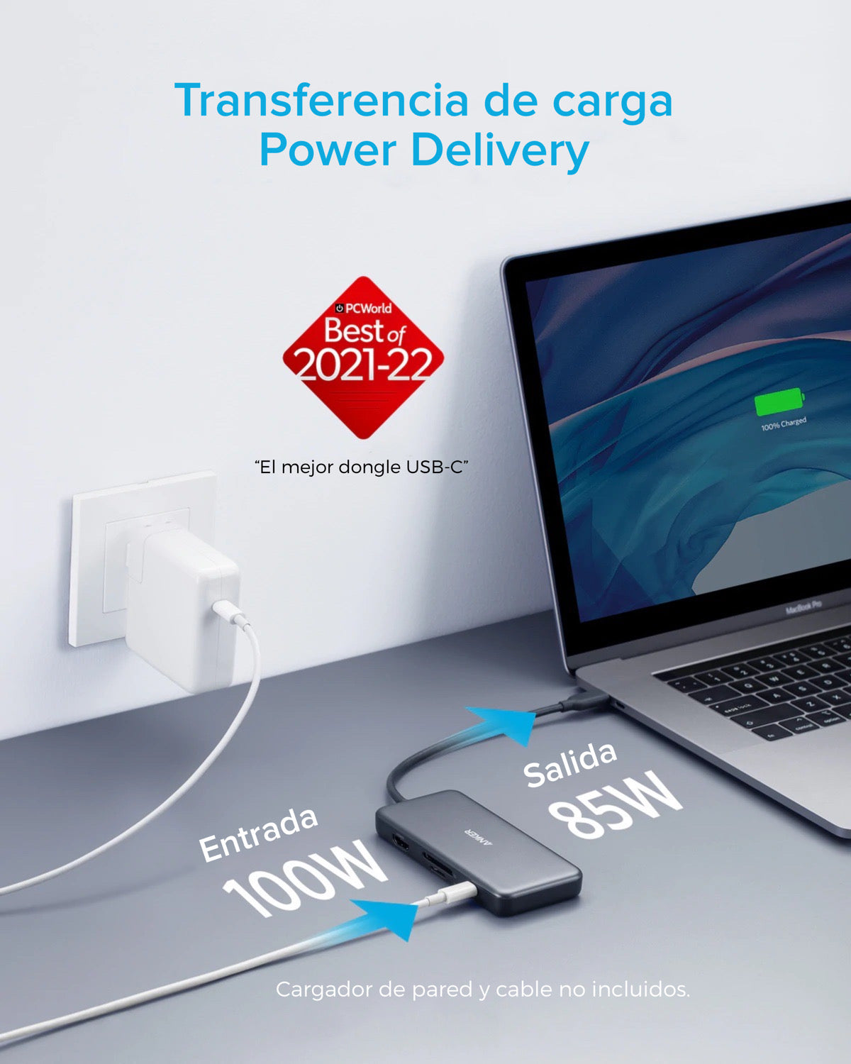 Adaptador Anker PowerExpand+ 7 en 1 USB-C PD Media Hub