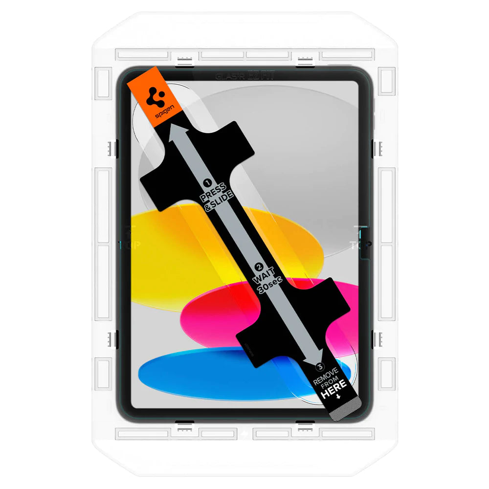 Protector de pantalla Spigen EZ FIT GLAS.tR para iPad 10ª Generación 10.9" 2022