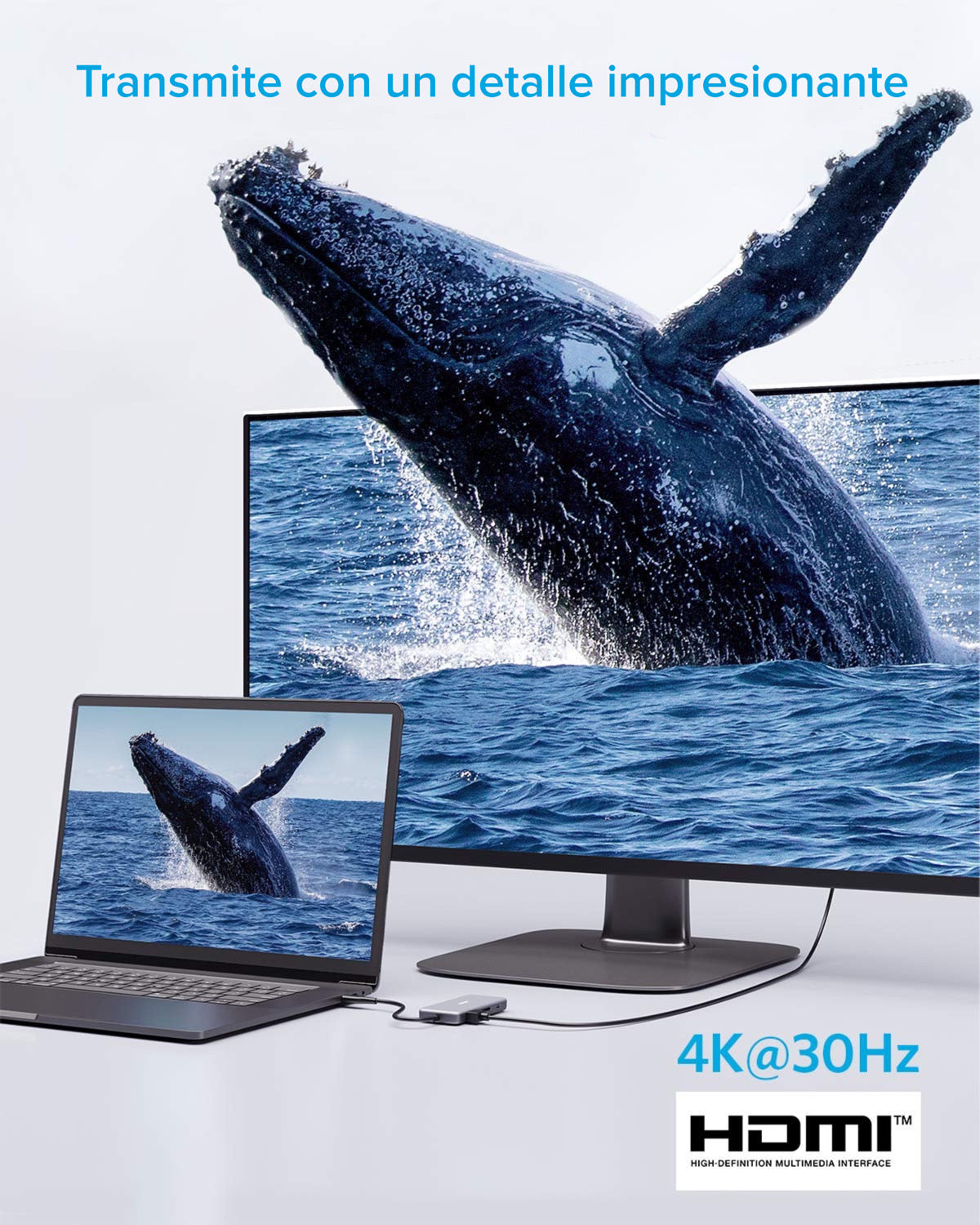 Adaptador Anker PowerExpand+ 7 en 1 USB-C PD Media Hub