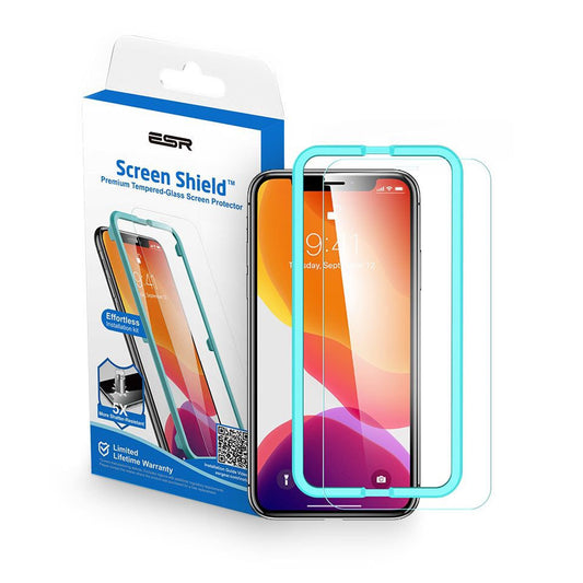 Protector de Pantalla ESR For iPhone 11 Pro Max/ XS Max Con marco Aplicador