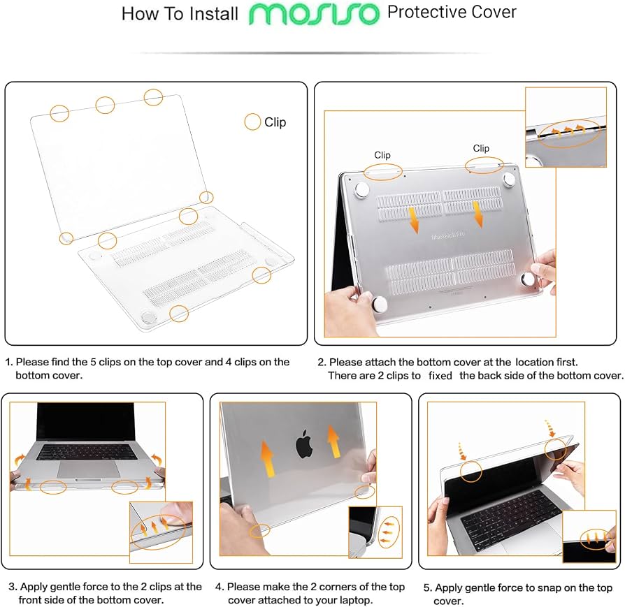 Carcasa Mosiso para MacBook Pro 16” M5/ M4