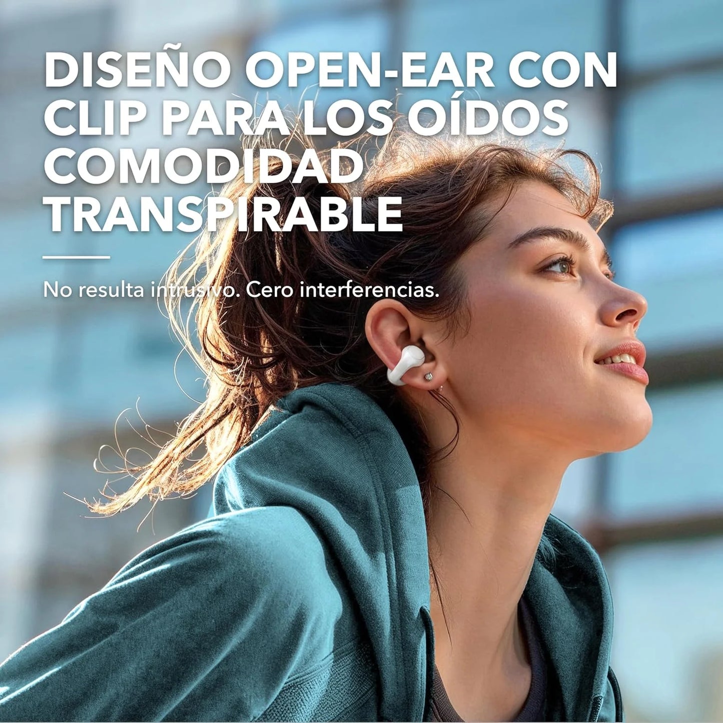 Audífonos inalámbricos Anker Sondcore C30i de clip de oído abierto con ajuste seguro