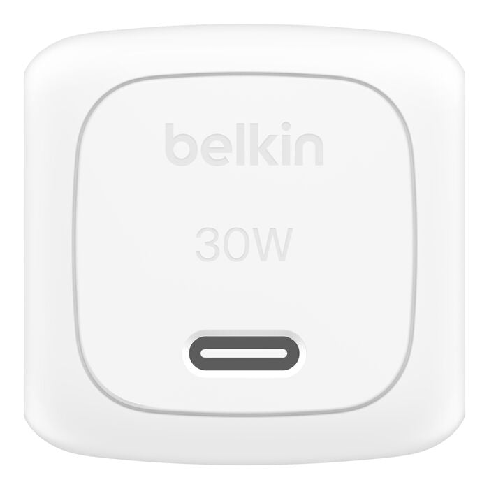 Cargador de pared Belkin USB-C de 30W + Cable USB-C a USB-C de 1 Metro