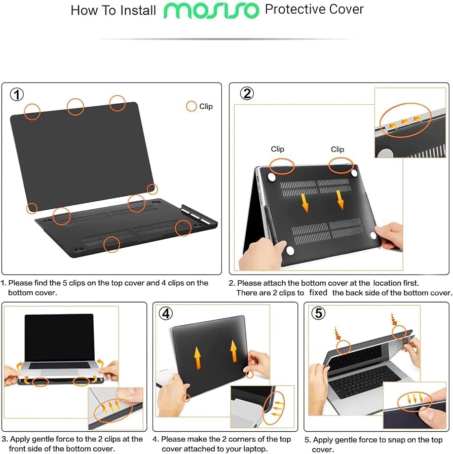 Carcasa Mosiso para MacBook Pro 16” M5/ M4