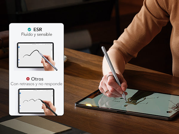 Lápiz Digital Pro ESR con adhesión Magnética para iPad