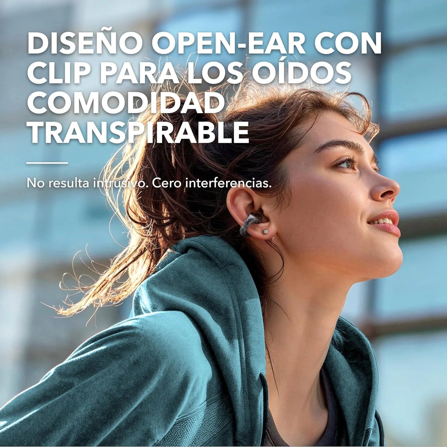 Audífonos inalámbricos Anker Sondcore C30i de clip de oído abierto con ajuste seguro