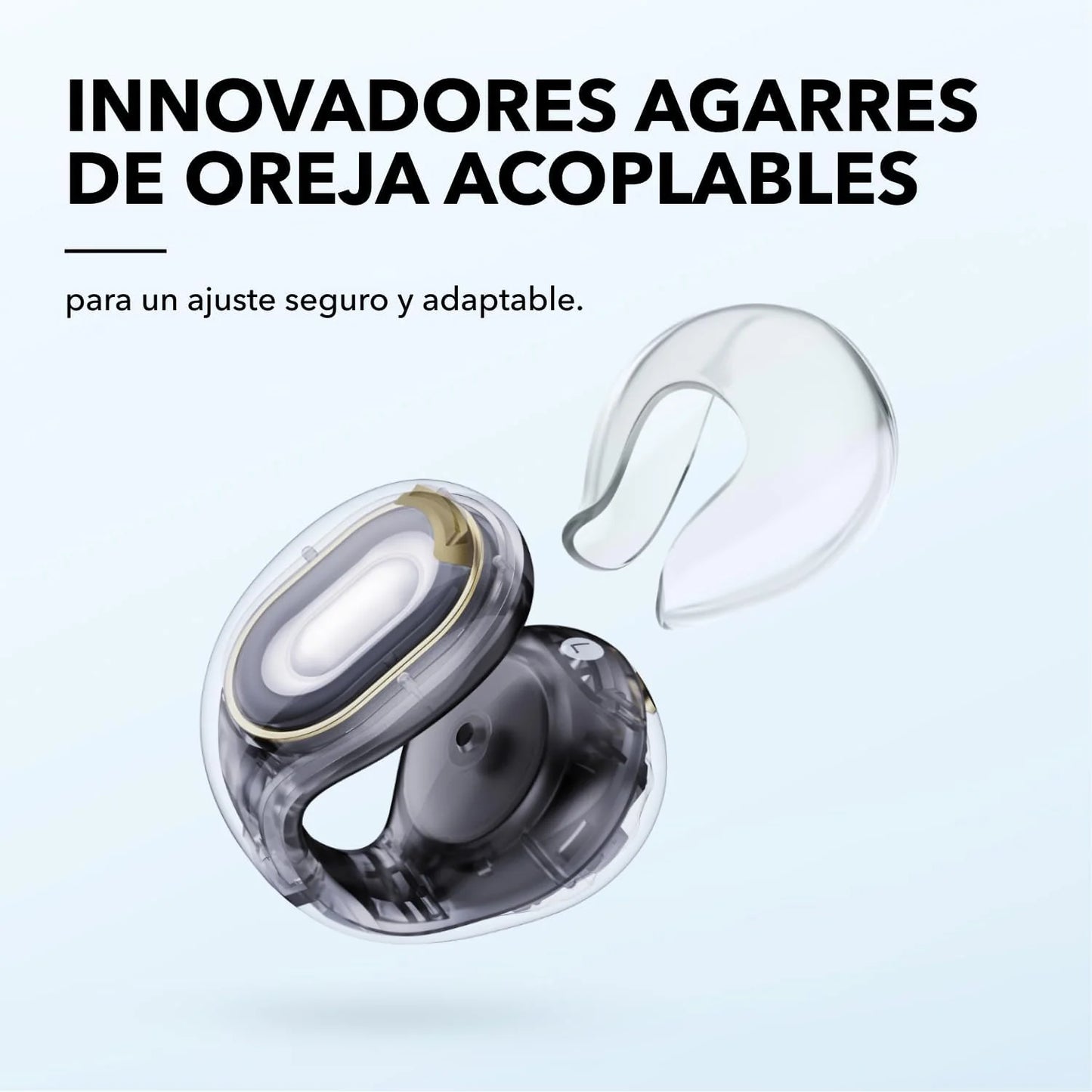 Audífonos inalámbricos Anker Sondcore C30i de clip de oído abierto con ajuste seguro