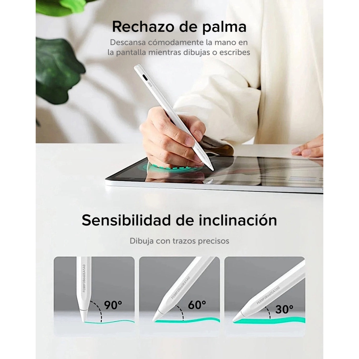 Lápiz Geo Digital ESR para iPad compatible con Find My