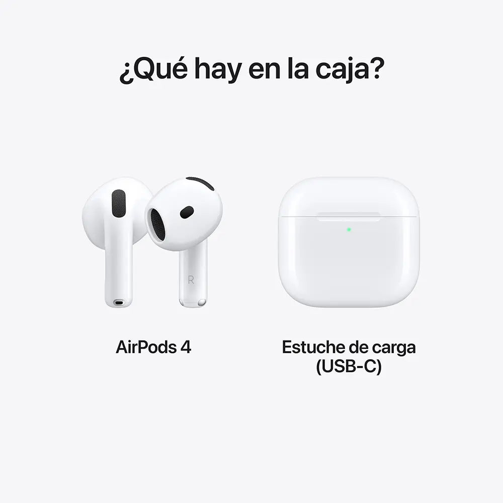 AirPods 4 con estuche de Carga USB-C