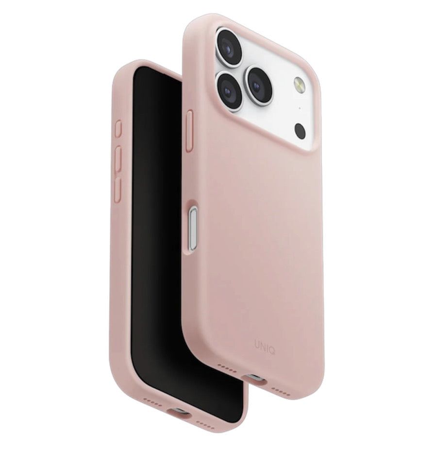 Funda Uniq Lino Silicone Mag para iPhone 17 Pro Max