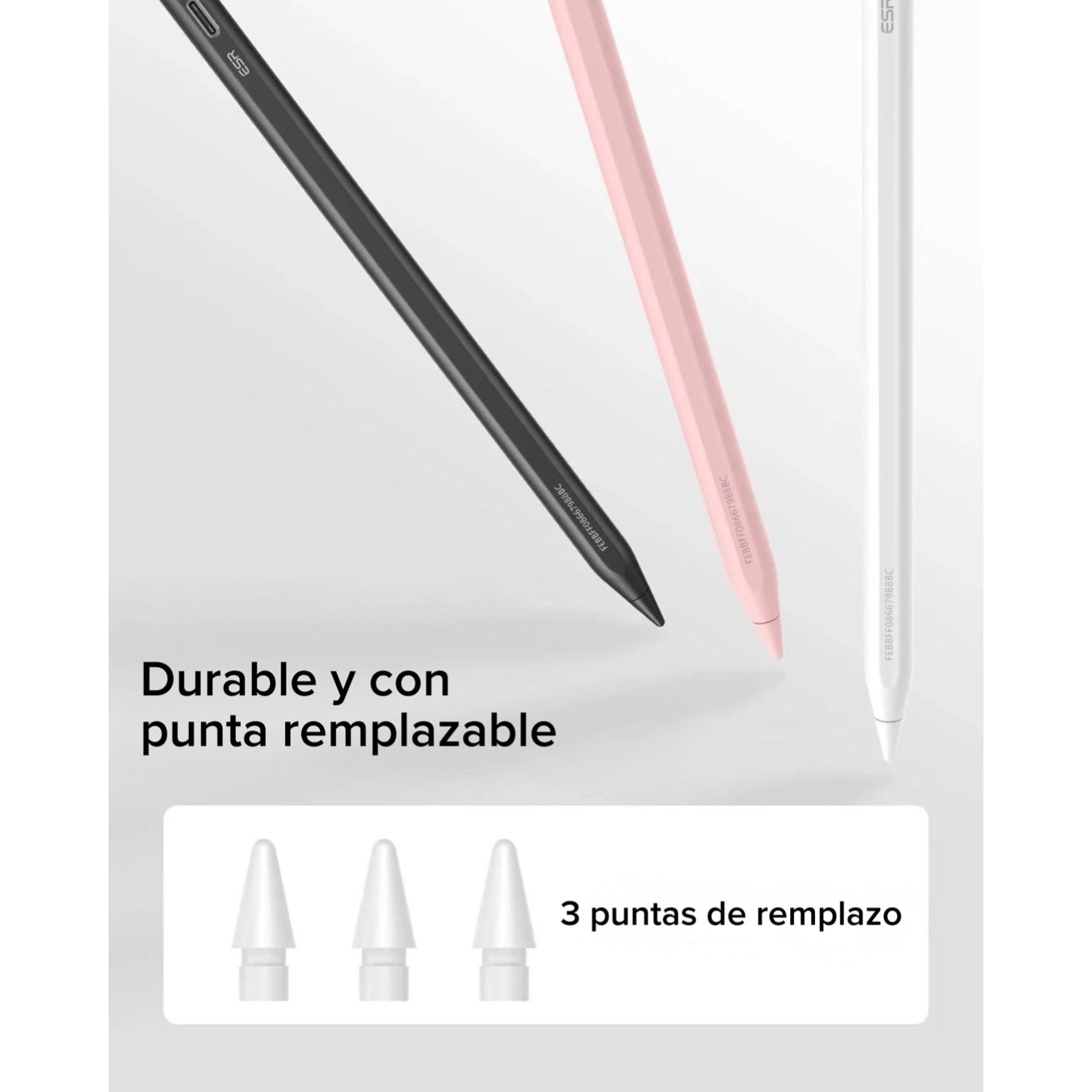 Lápiz Geo Digital ESR para iPad compatible con Find My